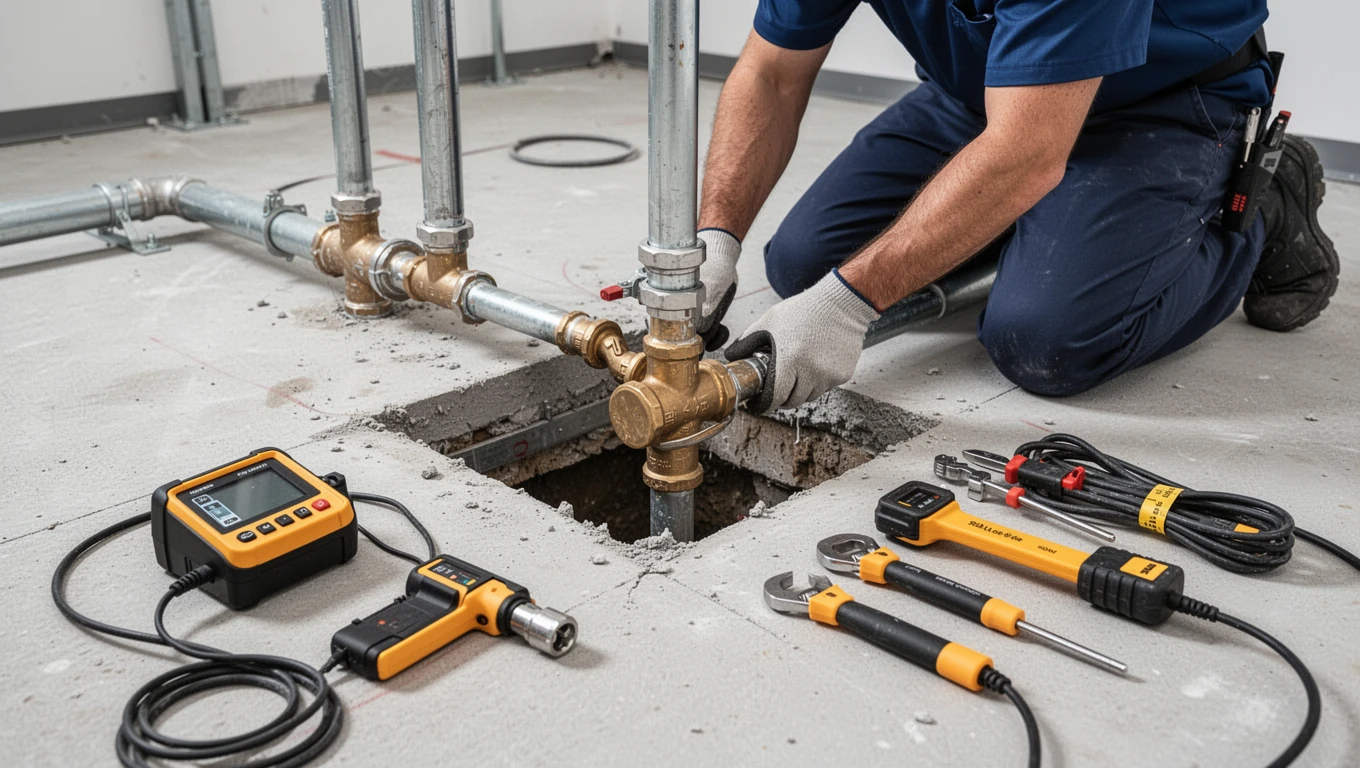 Slab Leak Detection